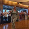 docente Marieke tijdens een loop oefening