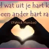Geraakt worden in je hart